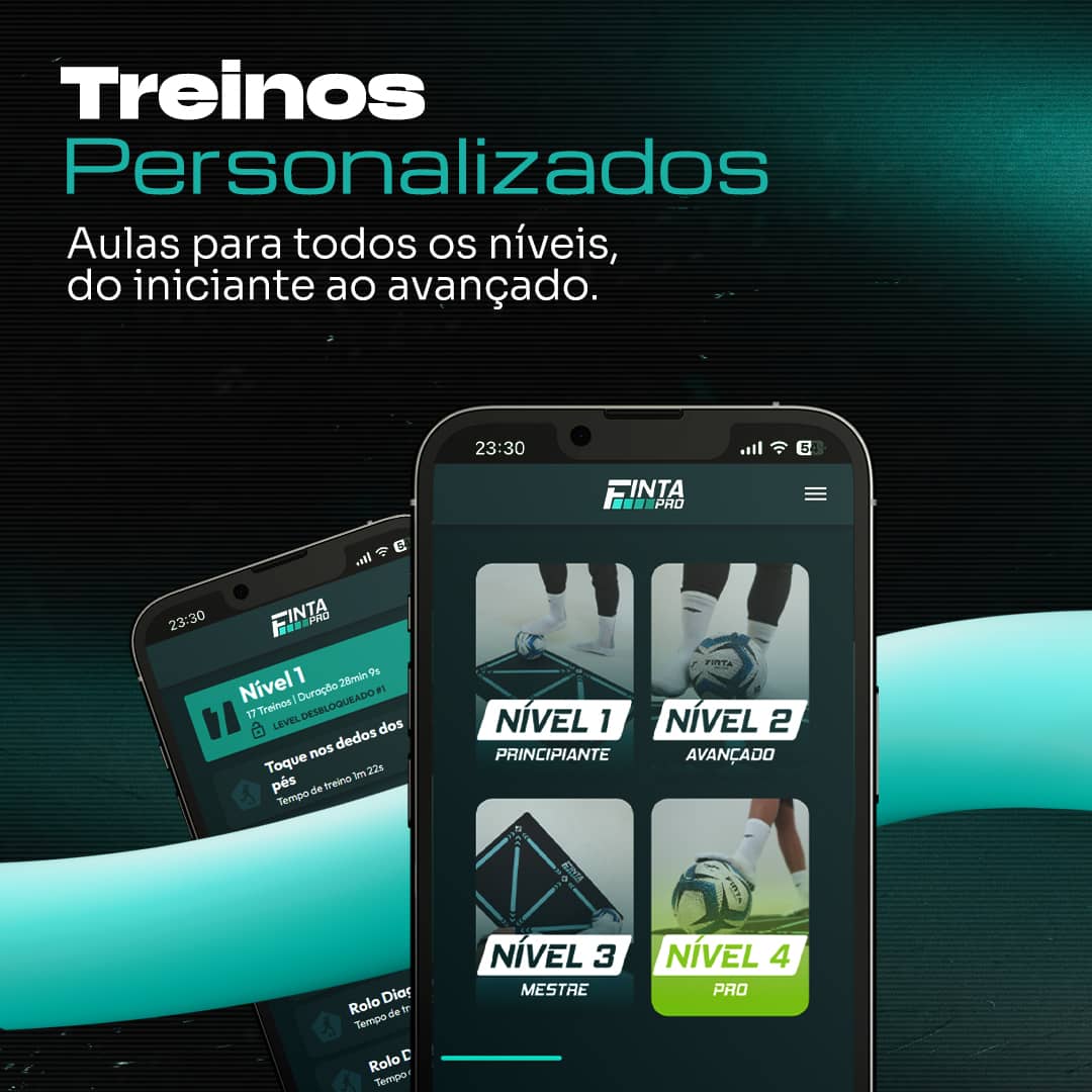 Finta PRO™ | Tapete e Aplicativo de Treinamento