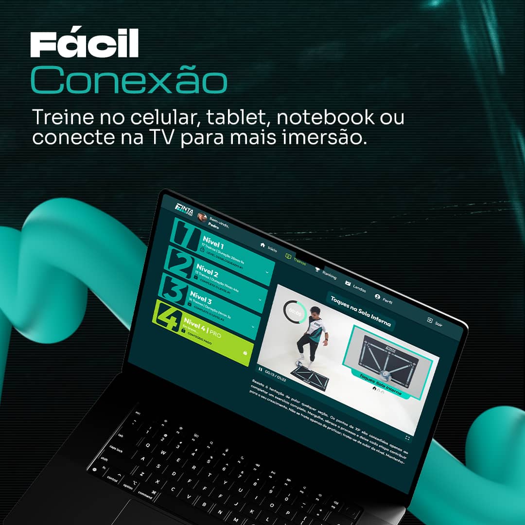 Finta PRO™ | Tapete e Aplicativo de Treinamento