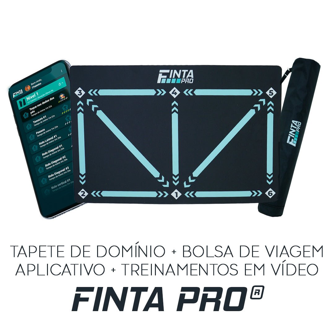 Finta PRO™ - Tapete de Domínio e Aplicativo de Treinamento